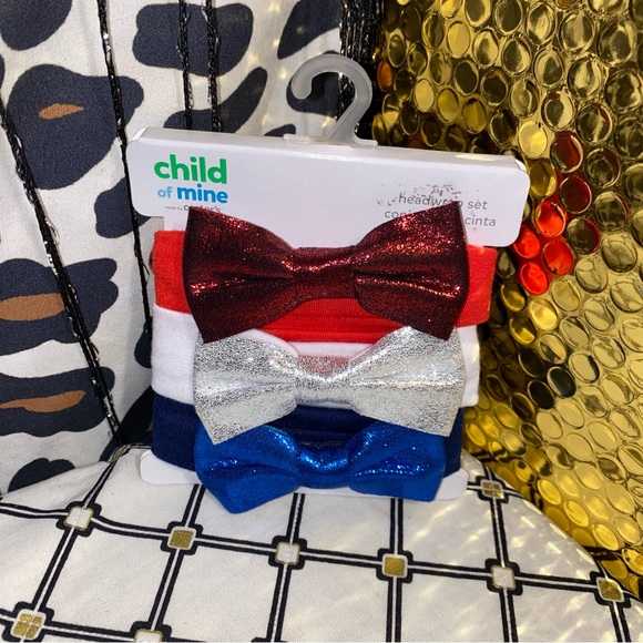 BABY GIRL CARTERS PACK OF 3 HEADBANDS - Picture 1 of 3